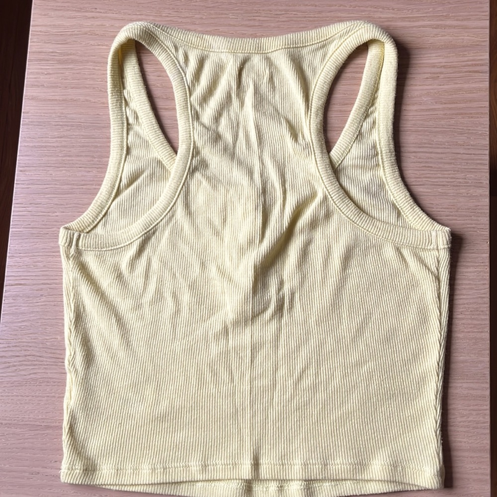 Yellow basic tank, size S - Picture 2 of 2